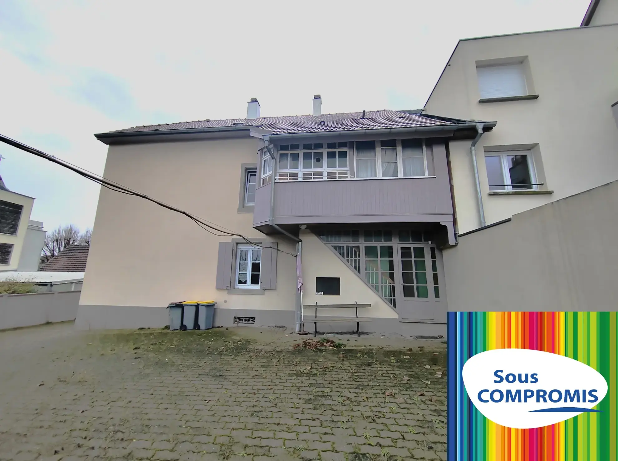 Maison à Riedisheim avec deux appartements, garage et jardin – Idéal Investissement