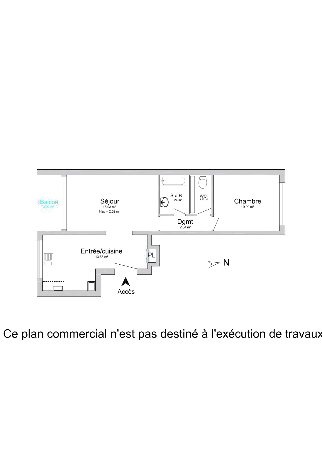 À vendre appartement 2 pièces à Fontenay-aux-Roses de 47 m² avec loggia 