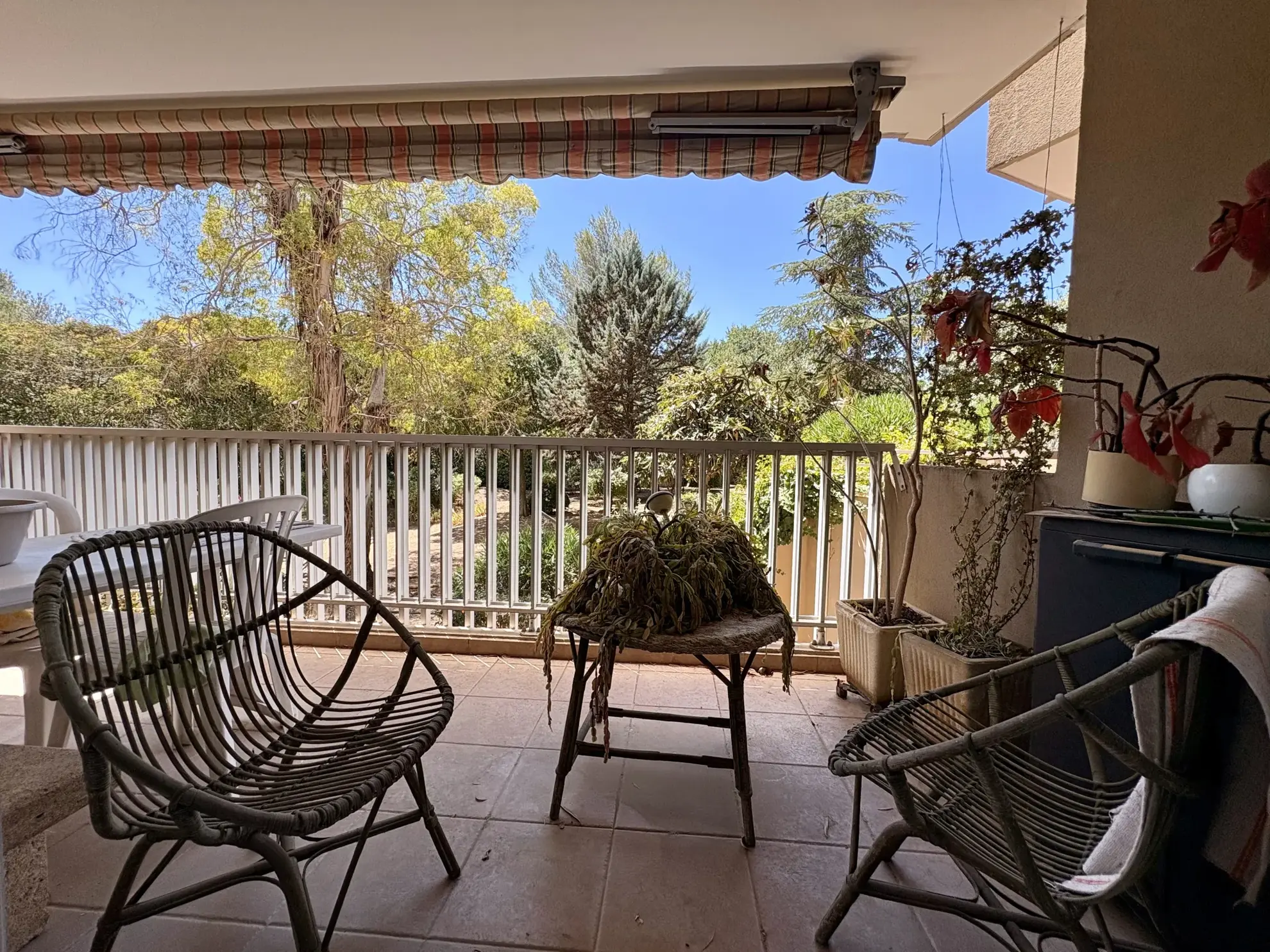 Appartement 4 pièces à Nîmes avec terrasse, parking et vue sur parc 