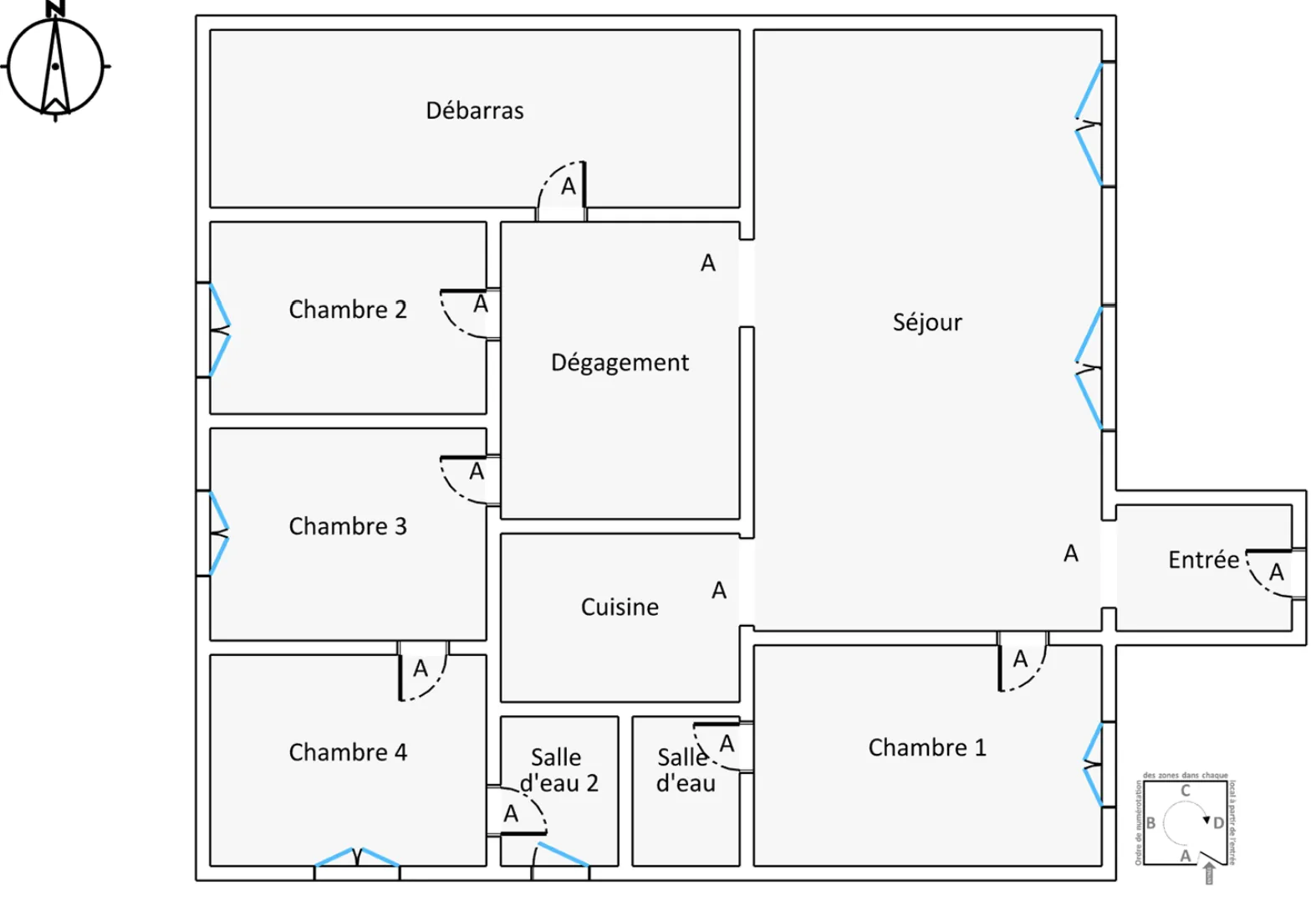 Pavillon de plain-pied 6 pièces à Sevran sur terrain de 385 m² 