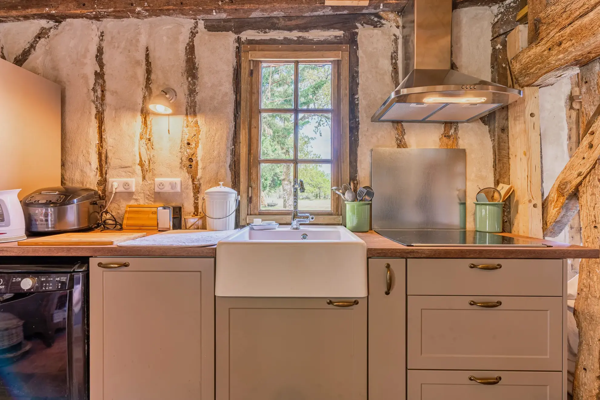 Ferme rénovée avec piscine et grand terrain à Trensacq - 92 m² 