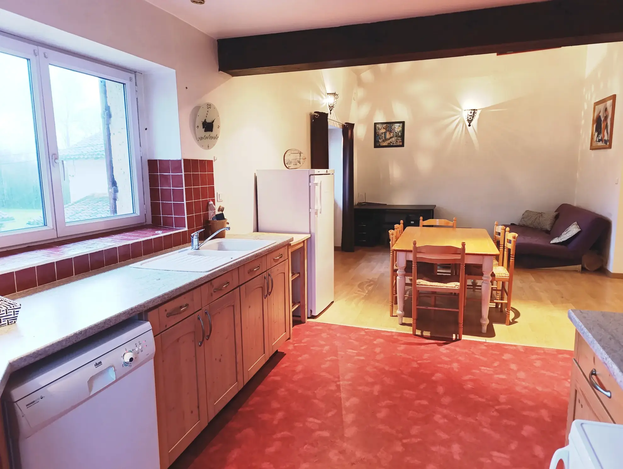 Rare ensemble immobilier à Mezin près de Nérac avec maison, appartement et dépendance en pierre 