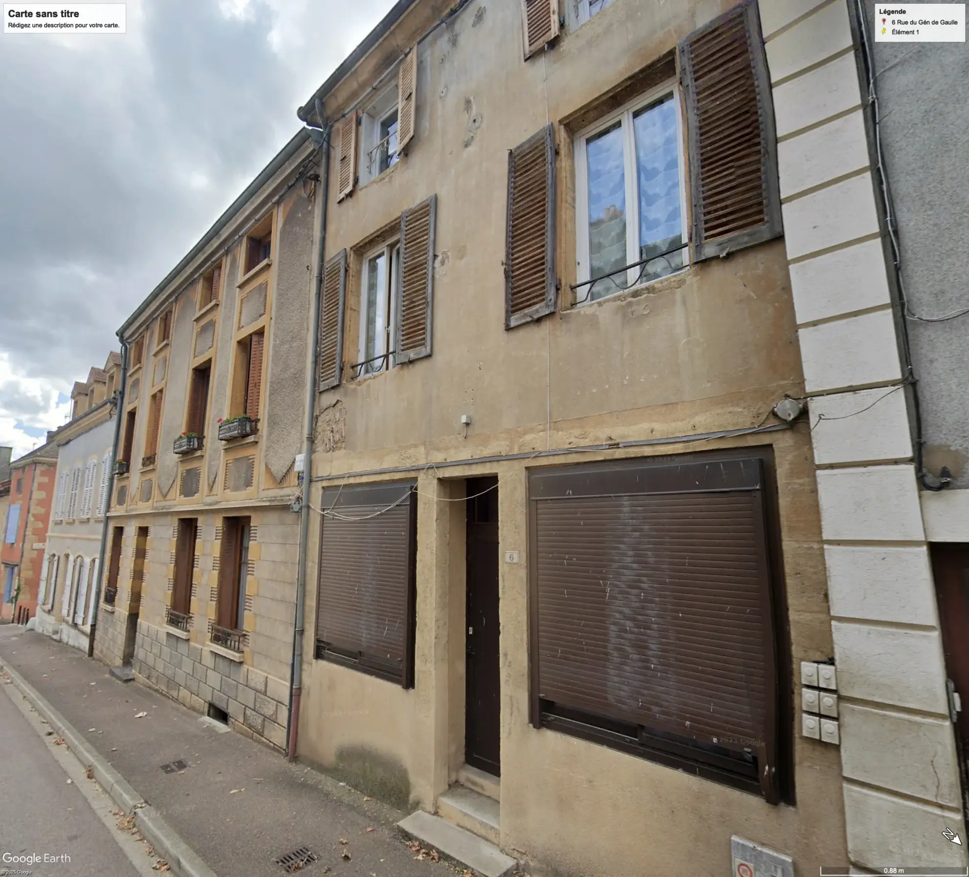 Immeuble résidentiel locatif à Marcigny avec plusieurs appartements en location 