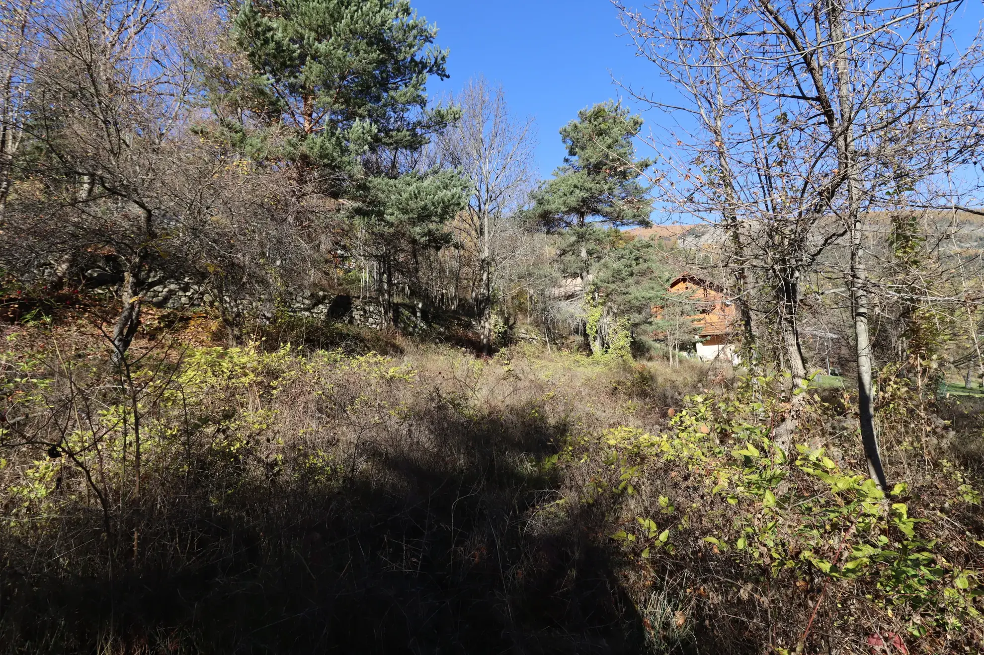 Terrain constructible de 1508 m² à Beauvezer en montagne, vue sur la nature 