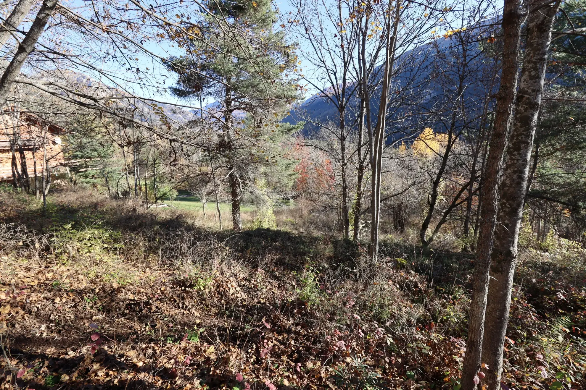 Terrain constructible de 1508 m² à Beauvezer en montagne, vue sur la nature 