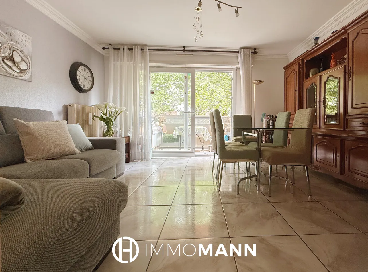 Appartement 4 pièces lumineux avec balcons, parking et cave à Schiltigheim