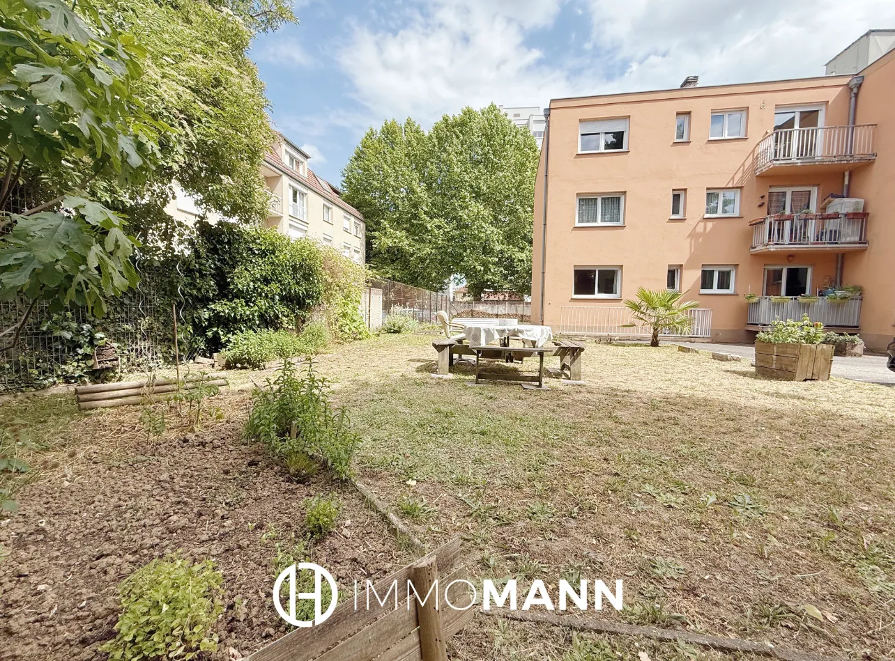 Appartement 4 pièces lumineux avec balcons, parking et cave à Schiltigheim 