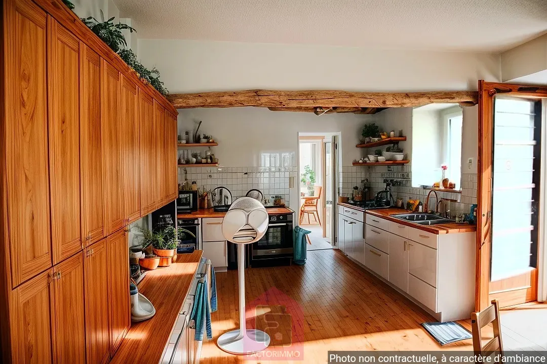 Maison à rénover de 110 m² avec grand terrain à Puy-l'Évêque 