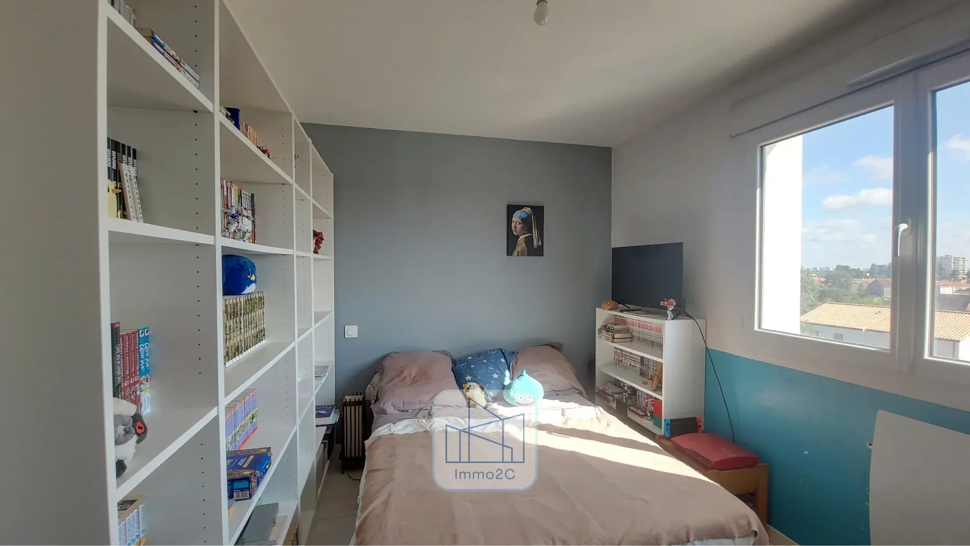 Appartement T3 rénové de 76 m² à Rezé avec balcon et stationnement 