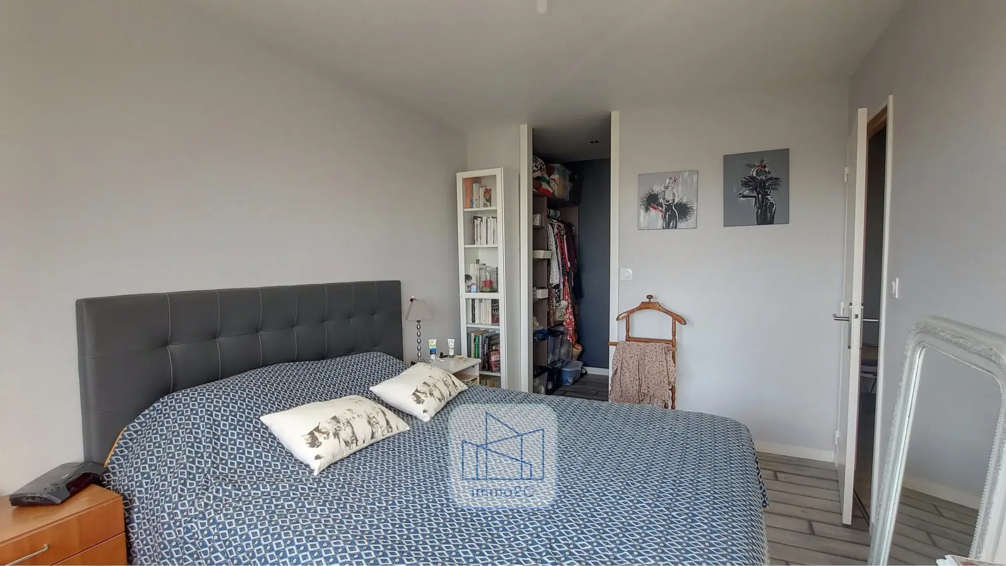 Appartement T3 rénové de 76 m² à Rezé avec balcon et stationnement 