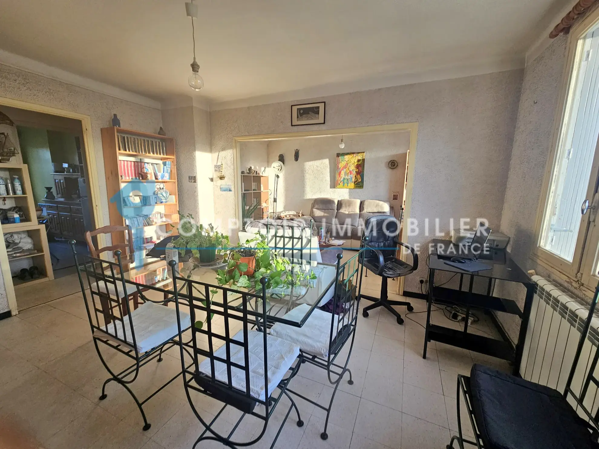 Appartement T3 avec balcon, cave et vue à Montpellier Celleneuve 