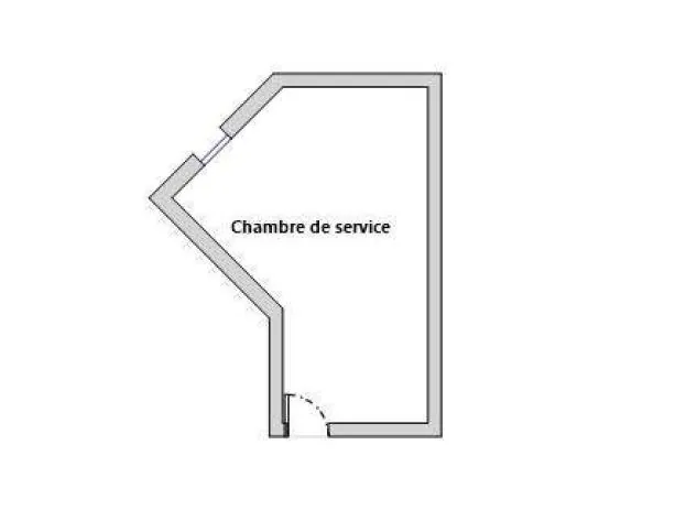 Studette lumineuse de 9,24 m² avec vue sur Paris, idéale pour étudiant ou pied-à-terre dans le 5e arrondissement 