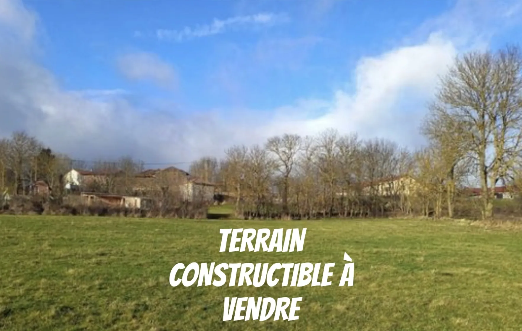 Terrain constructible de 1009 m² près de Ganges - Terrain viabilisé à Laroque