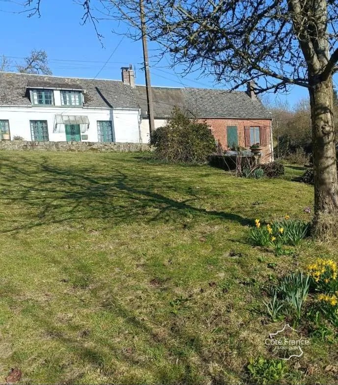 Charmante maison typique de Thiérache avec seconde bâtisse à Marfontaine 