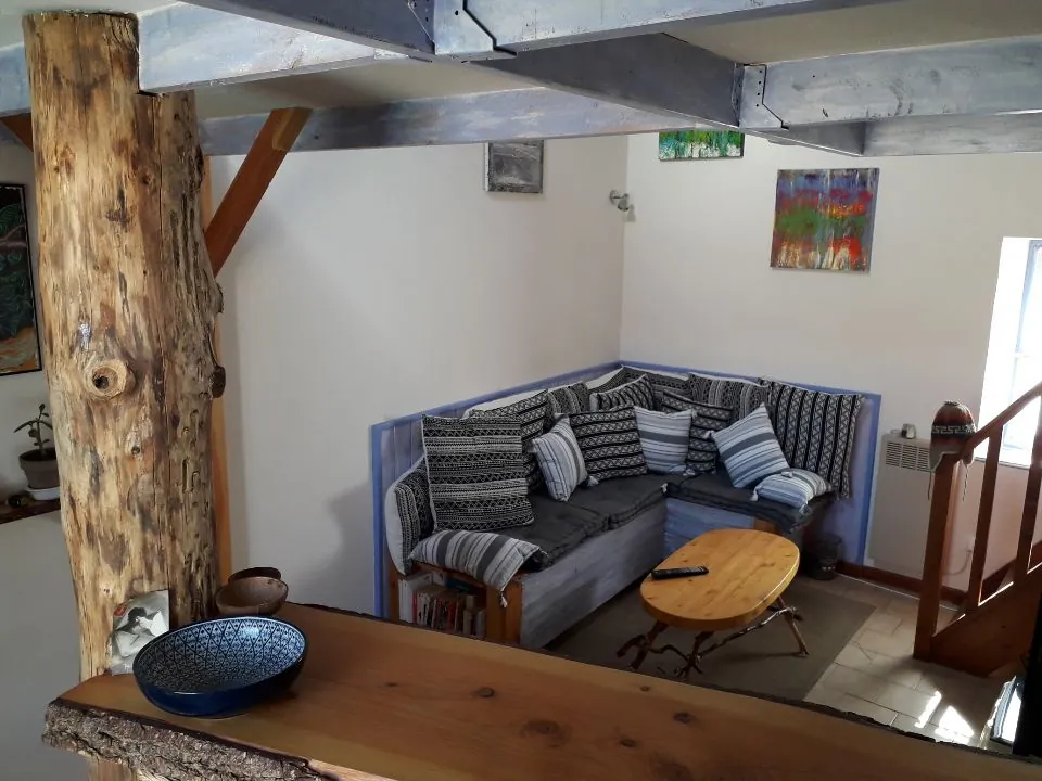 Maison de village avec deux habitations, terrasse et jardin à Le Bousquet d'Orb 