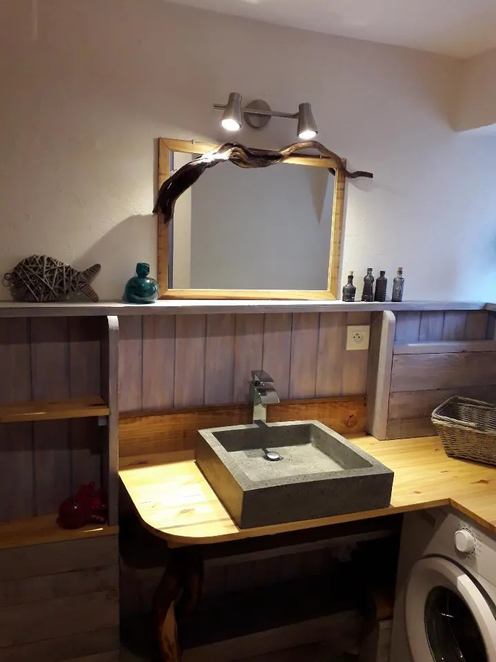 Maison de village avec deux habitations, terrasse et jardin à Le Bousquet d'Orb 