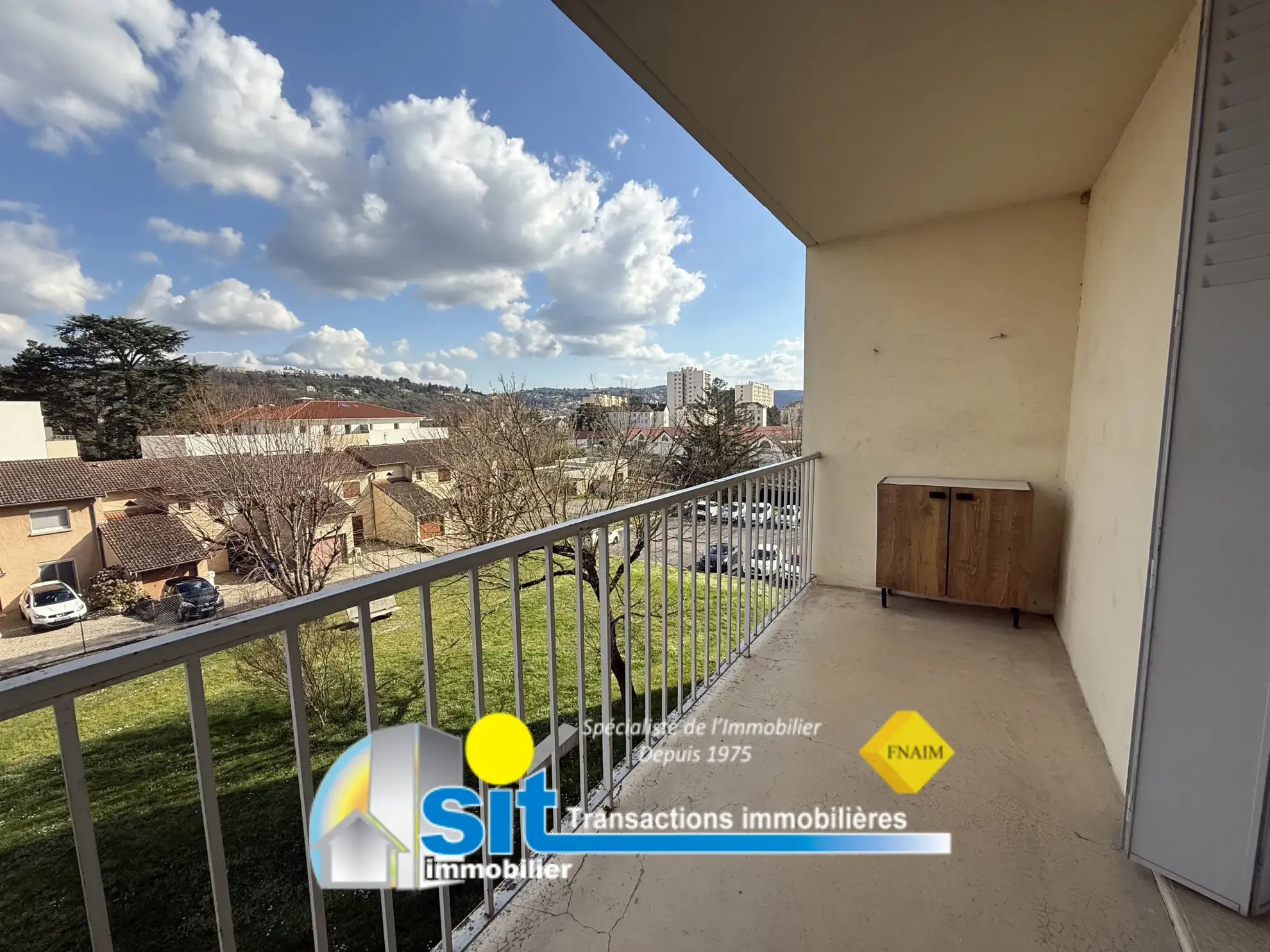 Appartement 3 pièces avec balcon et cave à Vienne dans résidence sécurisée