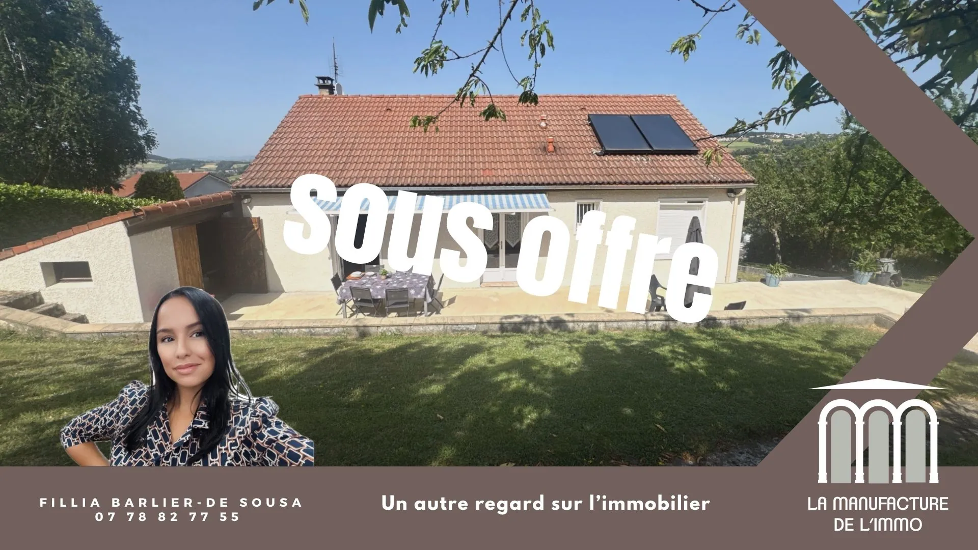 Maison individuelle de 120m² avec garage et vue panoramique à Pont-Salomon