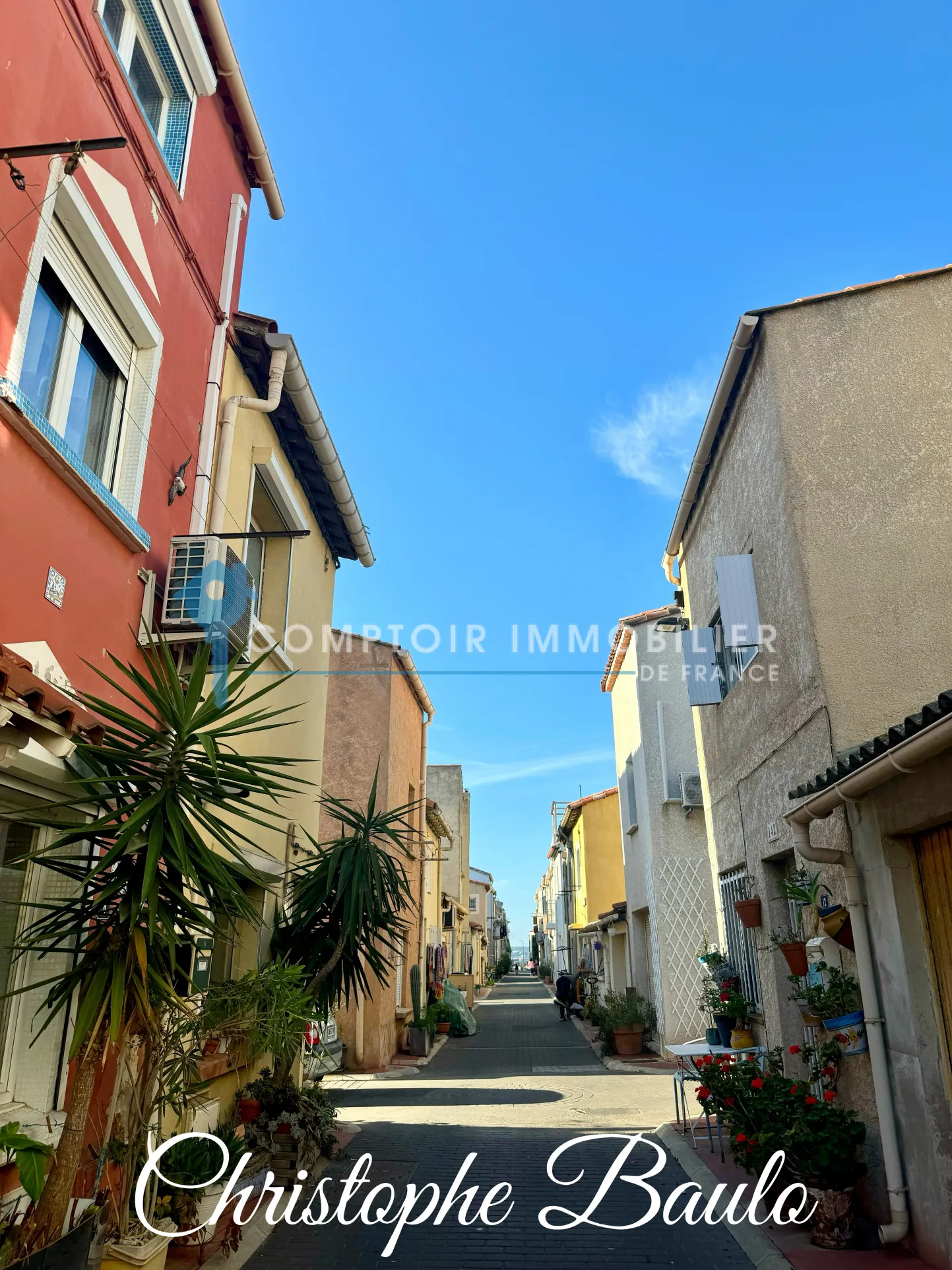 Maison individuelle récente à Sète, quartier Pointe Courte, 3 chambres, forte rentabilité 