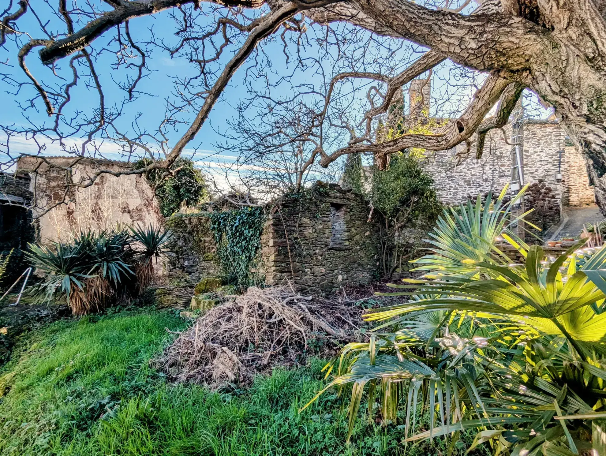 Belle maison de village avec terrain à Villecelle, proche Lamalou-les-Bains 