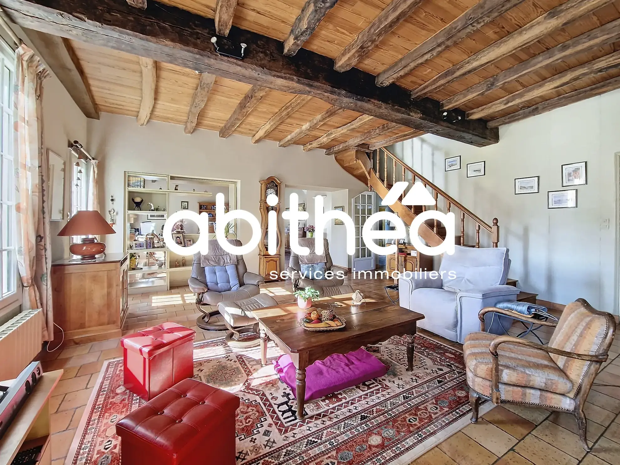 Maison charentaise avec piscine, 4 chambres, garage à Bois - Saint Genis de Saintonge 