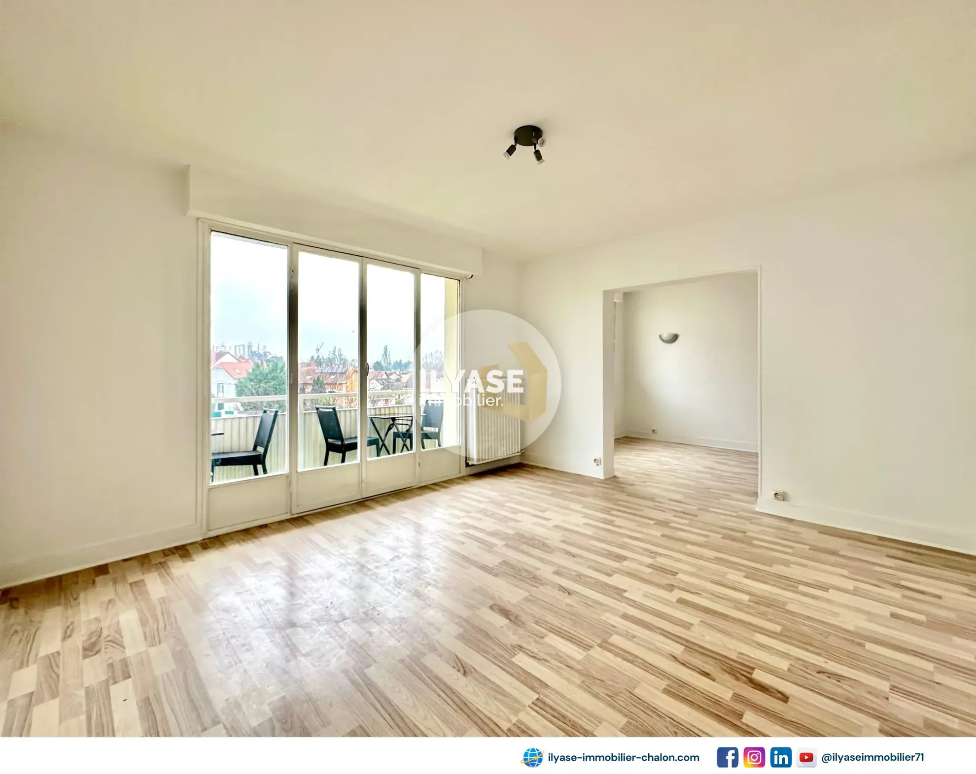 Appartement T3 avec balcon et garage privé à Chalon-sur-Saône - 53 m² 