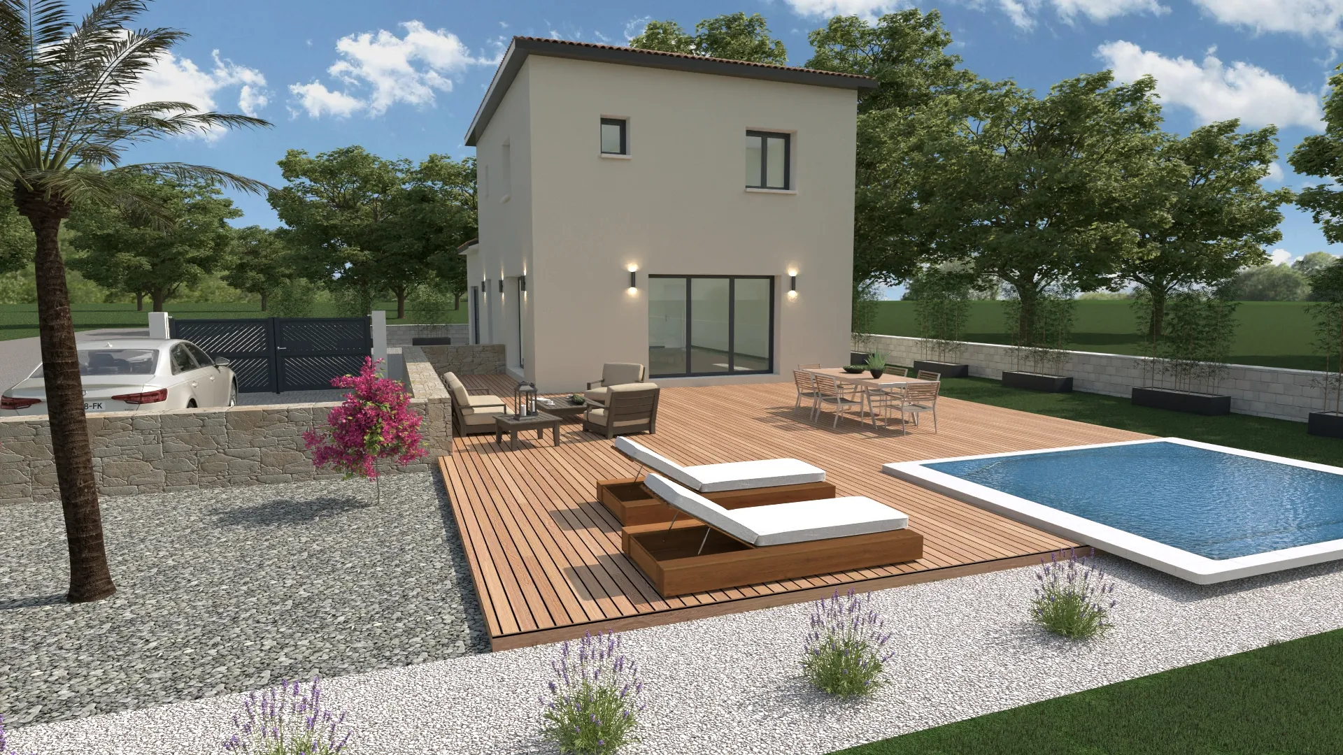 Terrain à bâtir de 800 m² à vendre à Boisseron en zone résidentielle 