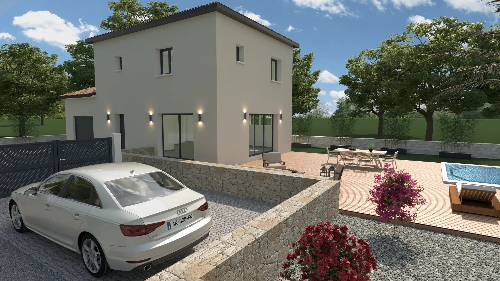 Terrain à bâtir de 800 m² à vendre à Boisseron en zone résidentielle 