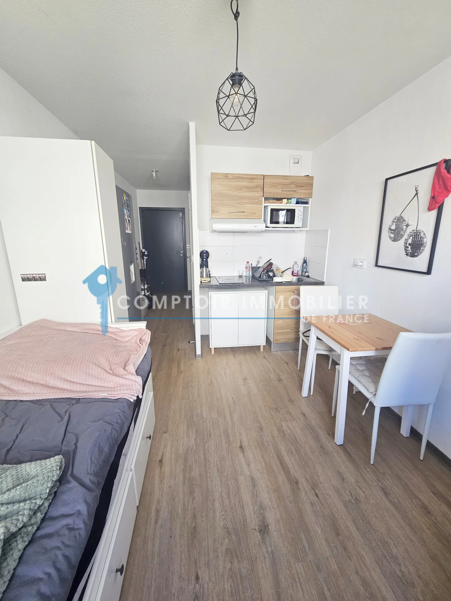 Studio à Montpellier Cité Mion - 19 m² avec parking et location en cours 