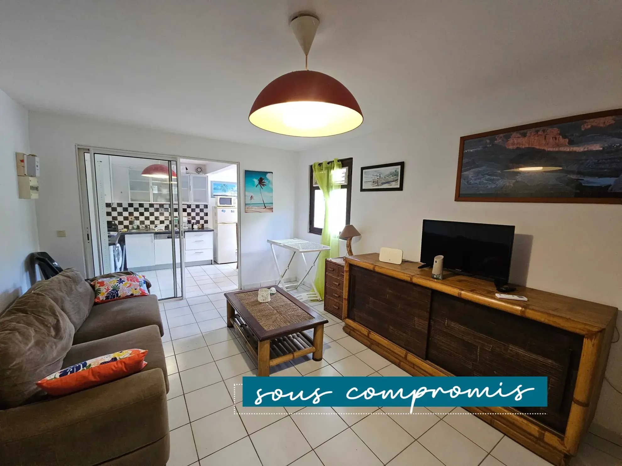 Appartement F2 meublé et climatisé au Diamant – Investissement ou premier achat