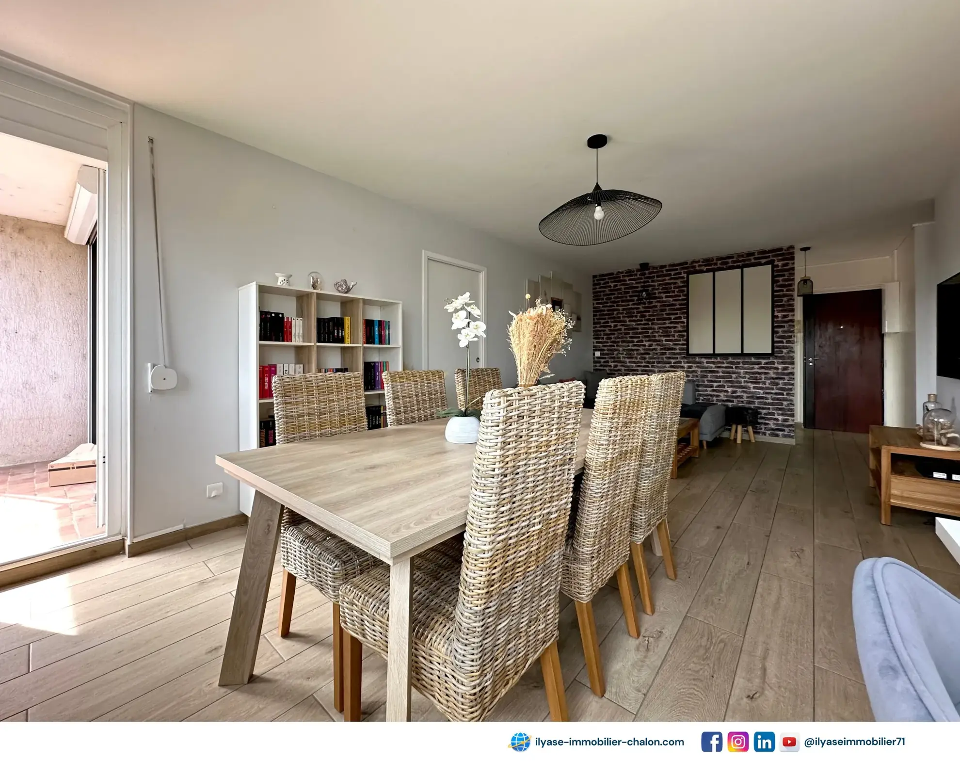 Appartement T4 lumineux de 78 m² avec 2 balcons à Chalon-sur-Saône 