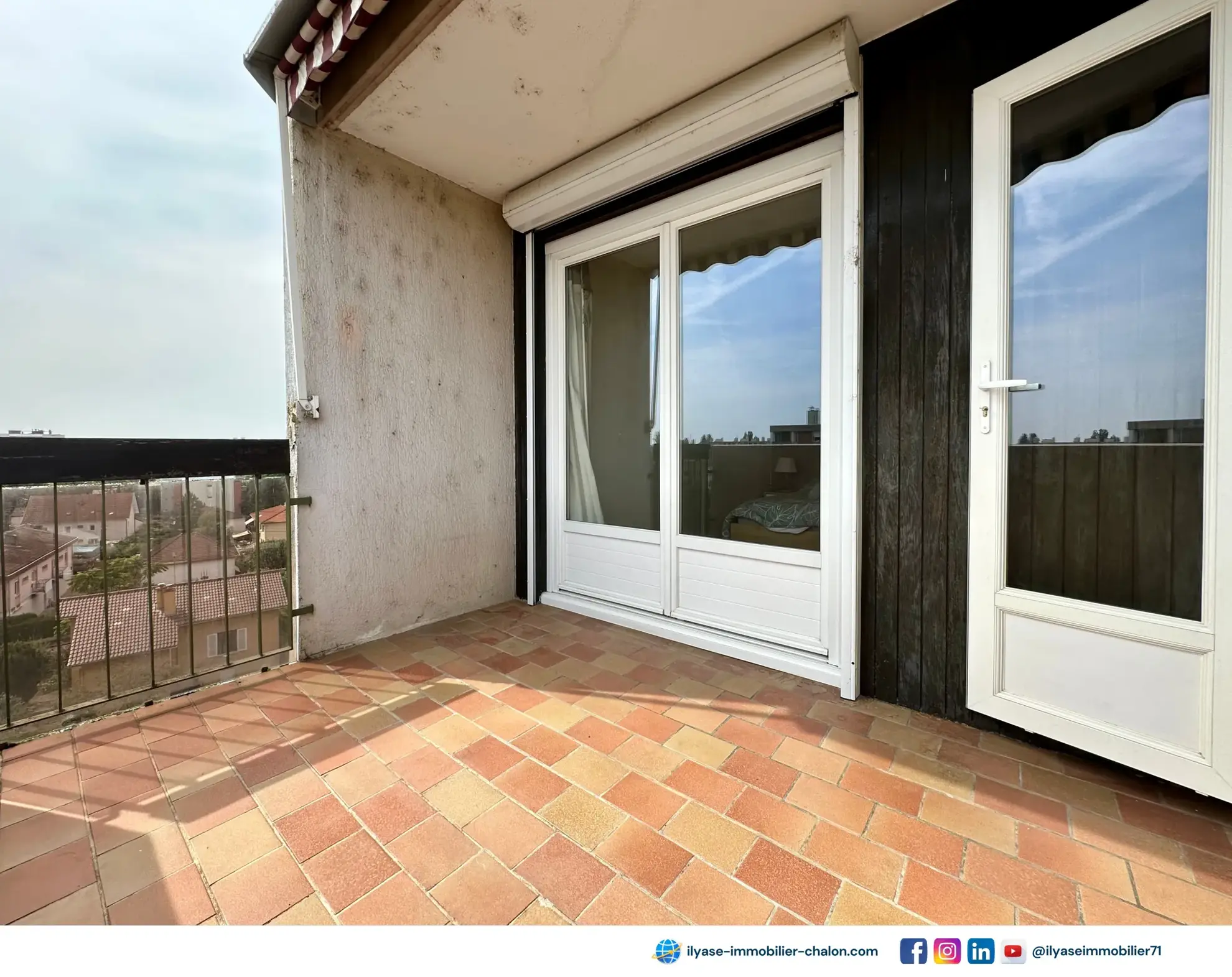 Appartement T4 lumineux de 78 m² avec 2 balcons à Chalon-sur-Saône 