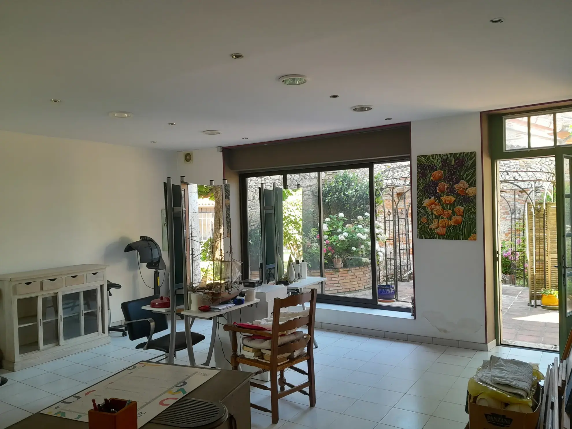 Maison de charme avec jardin, gîte et local commercial à Malause près du Canal du Midi 