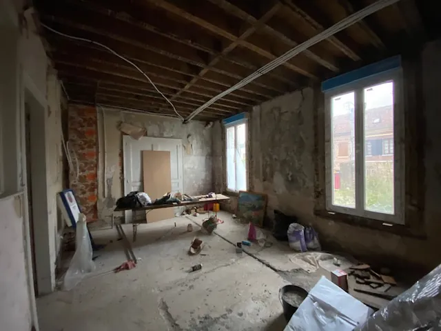 Immeuble à transformer en plusieurs maisons en centre-ville d'Abbeville 