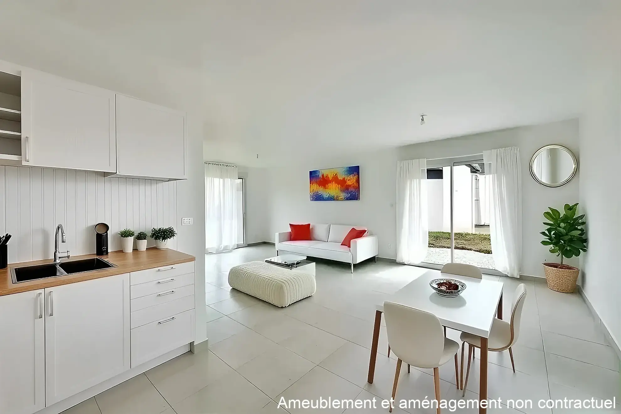 Maison neuve 4 chambres à Saint-Jean-Brévelay, norme PMR, jardin, garage