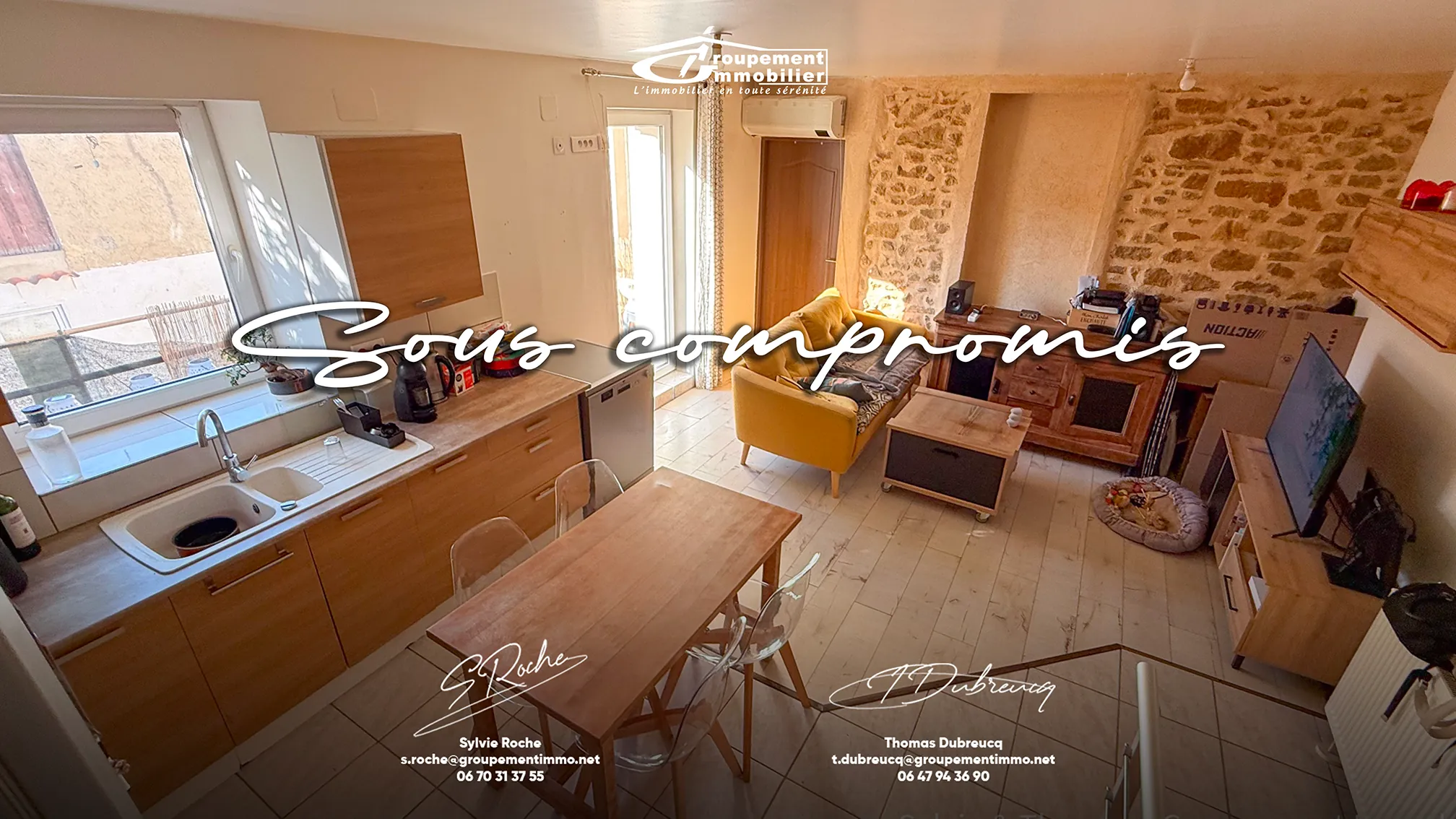 Charmante maison de ville à Orange avec studio indépendant et duplex lumineux