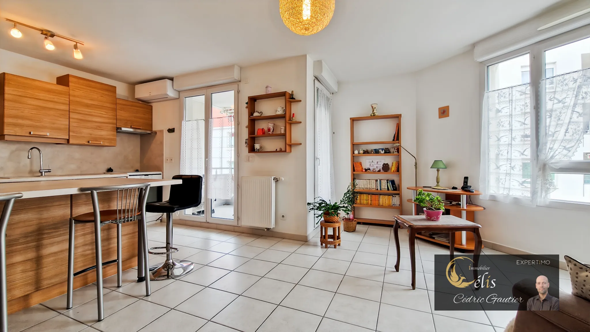 Appartement T3 récent avec balcon, garage à Bourgoin-Jallieu 