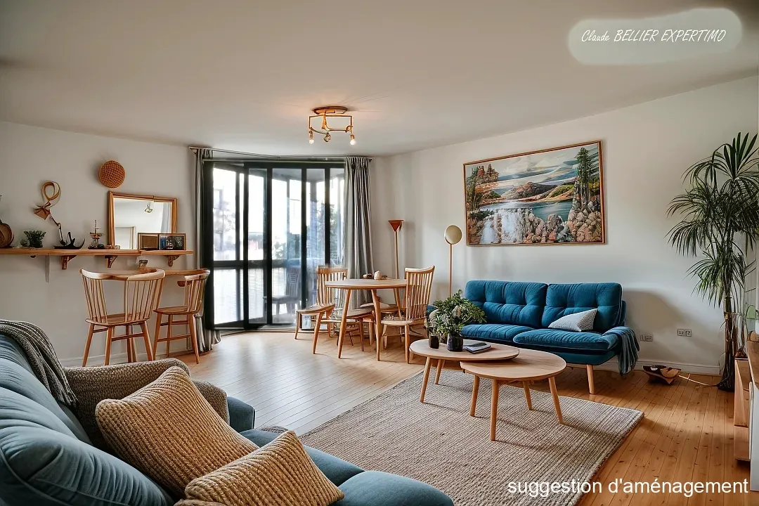 Appartement T4 à Marseille 13ème avec parking, cave et environnement calme