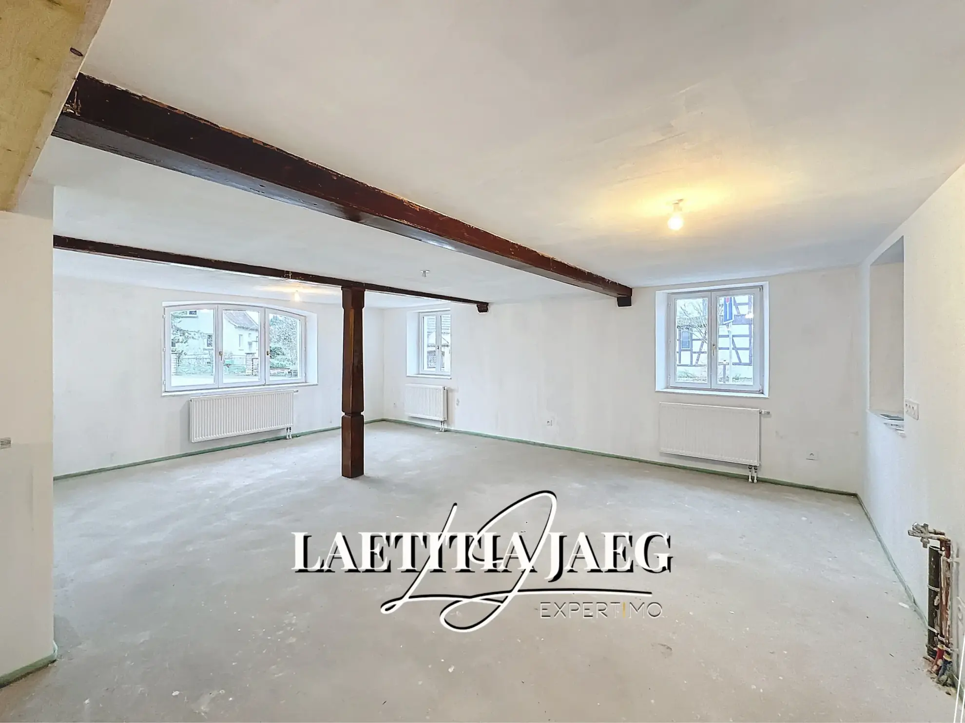 Appartement 124 m² à Kogenheim avec véranda et travaux à finir 