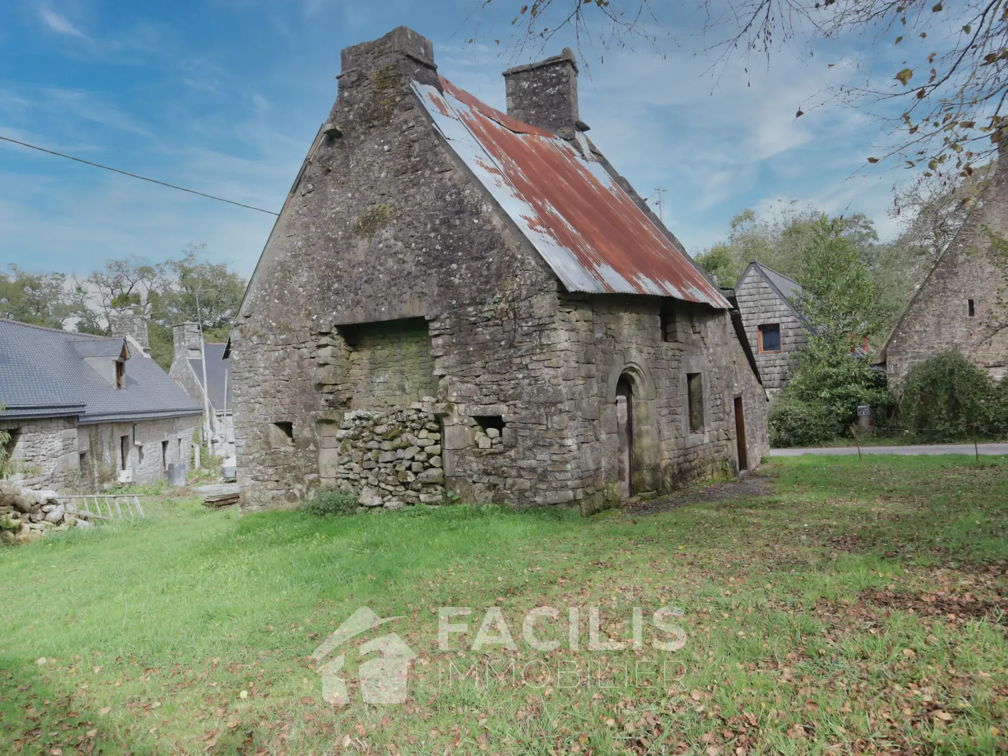 Maison à rénover en campagne dans le Morbihan avec potentiel d'agrandissement 