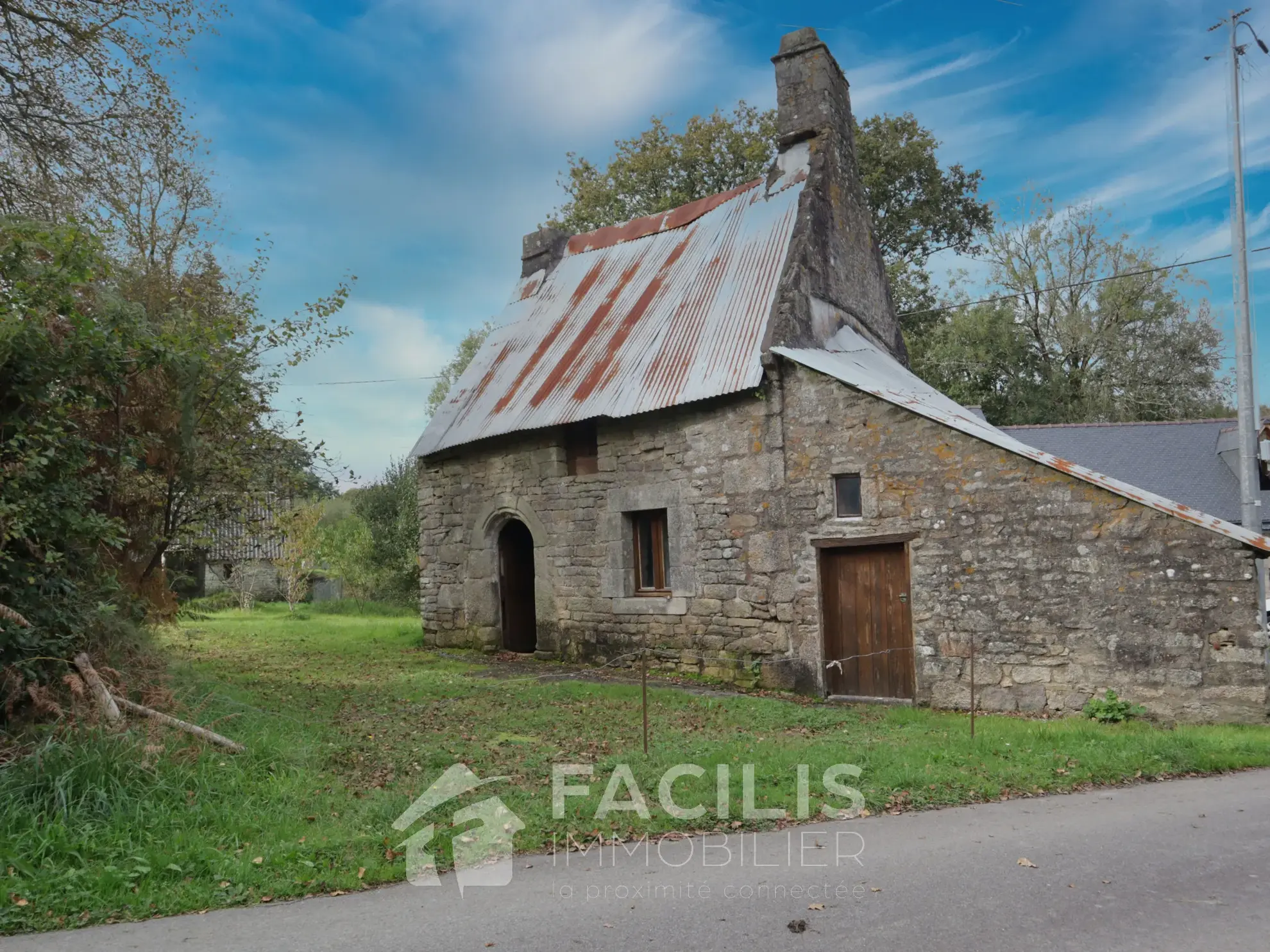 Maison à rénover en campagne dans le Morbihan avec potentiel d'agrandissement 