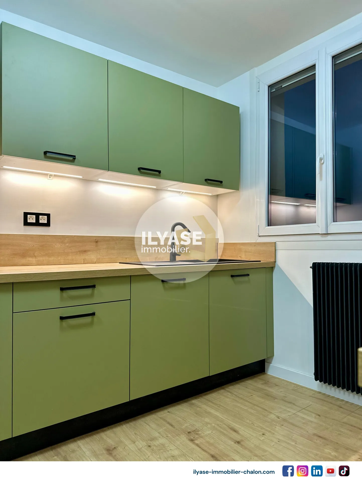 Appartement T2 rénové de 48 m² avec balcon à Chalon-sur-Saône 