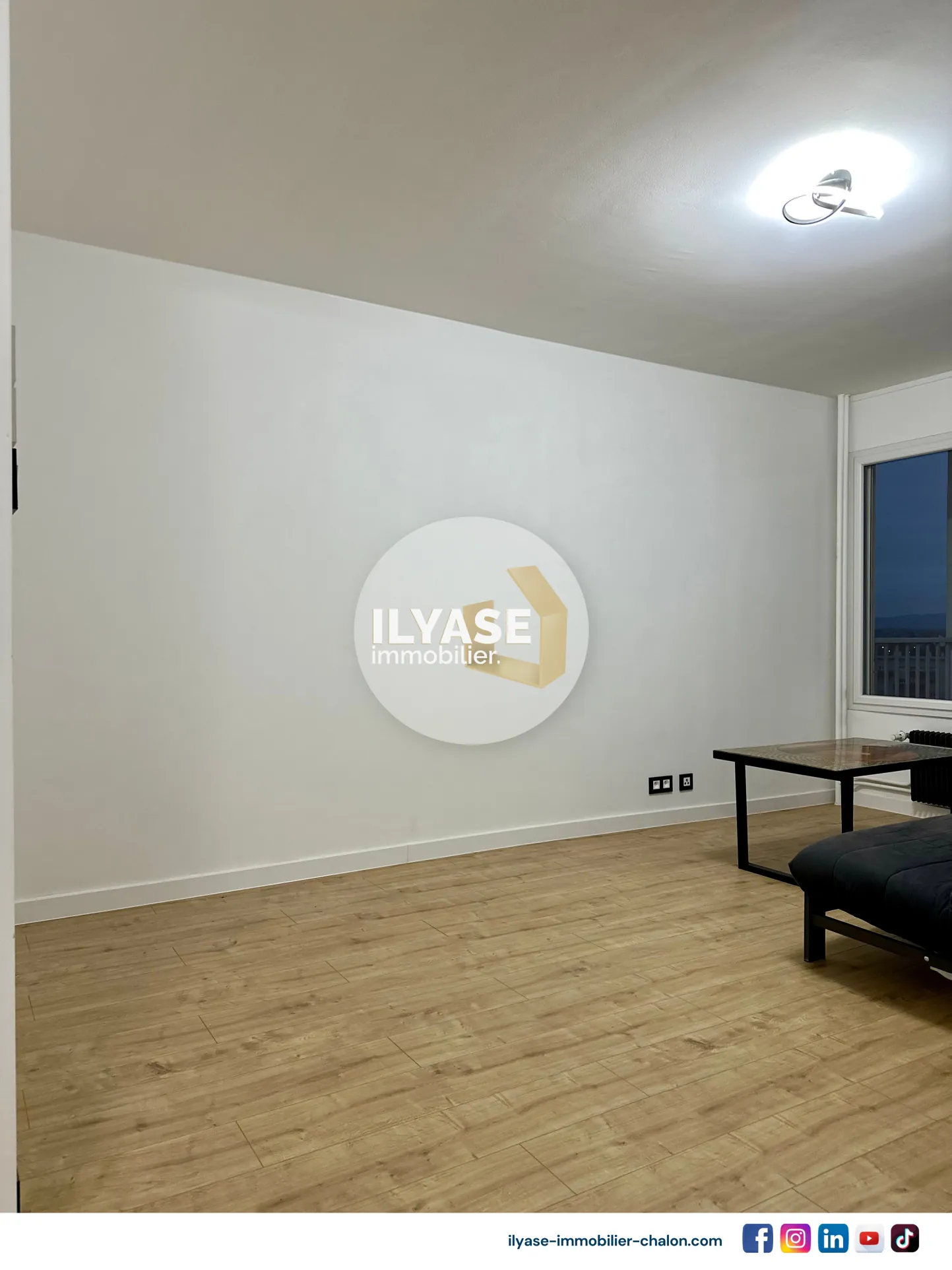 Appartement T2 rénové de 48 m² avec balcon à Chalon-sur-Saône 