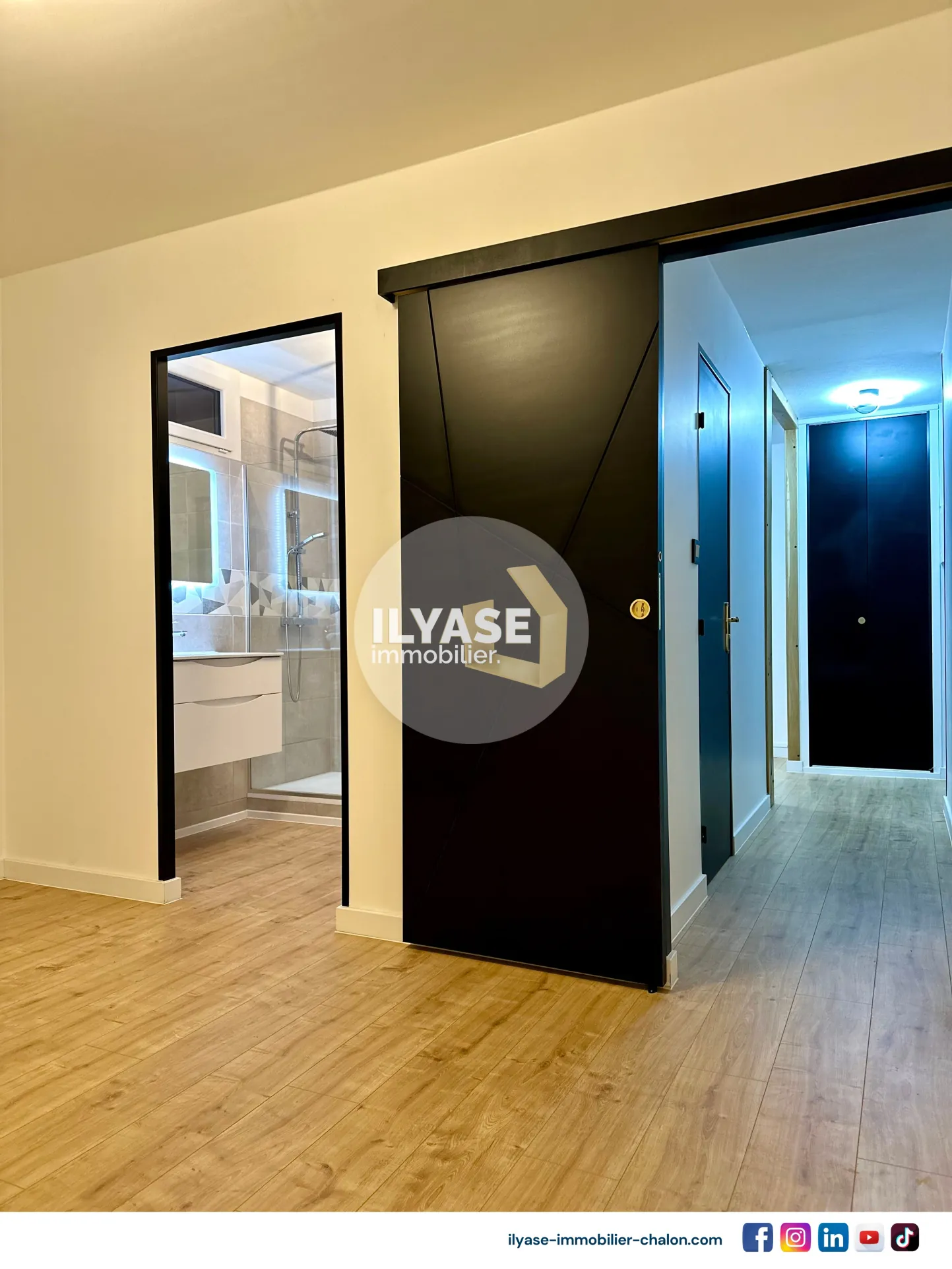 Appartement T2 rénové de 48 m² avec balcon à Chalon-sur-Saône 