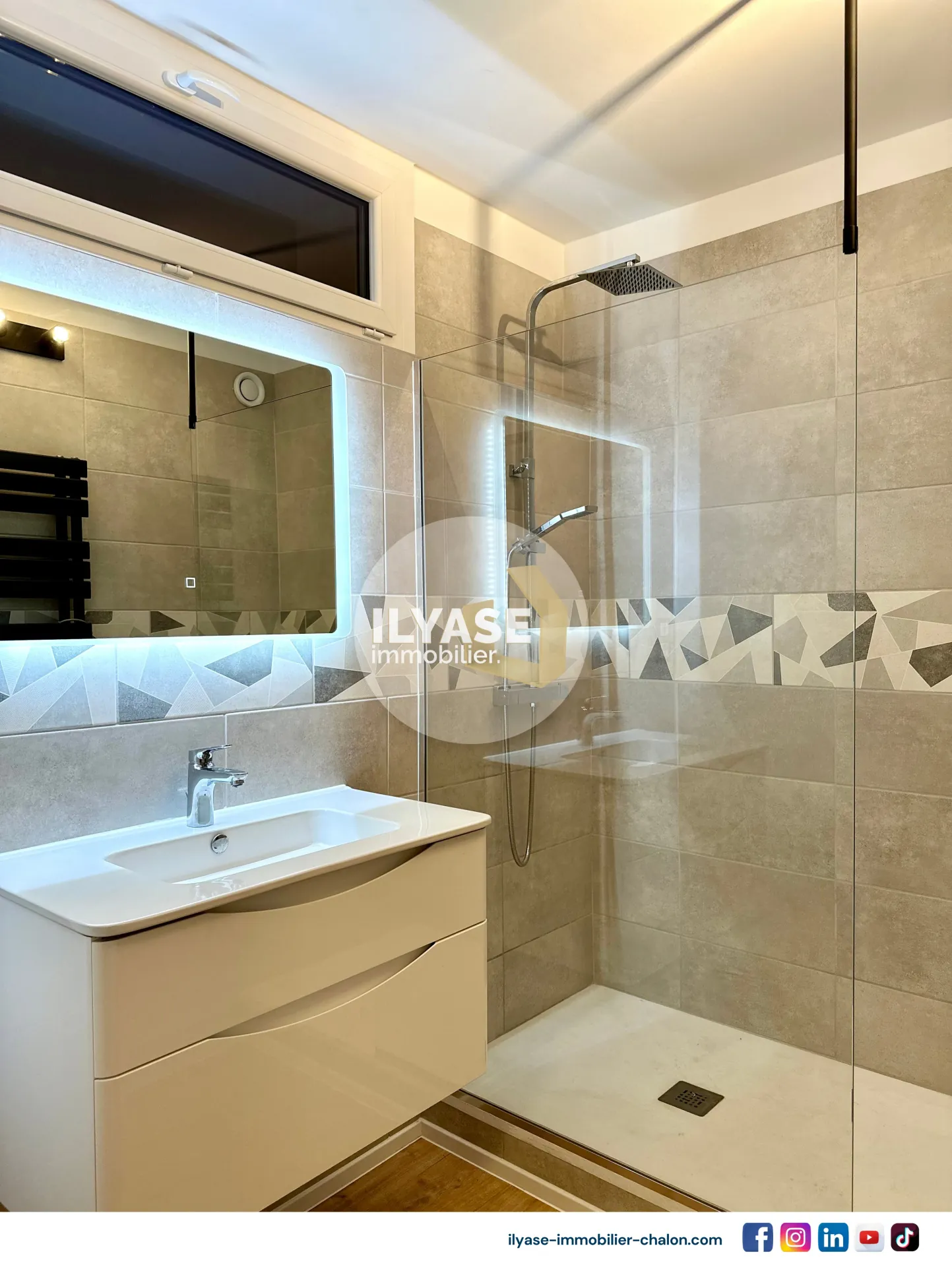 Appartement T2 rénové de 48 m² avec balcon à Chalon-sur-Saône 