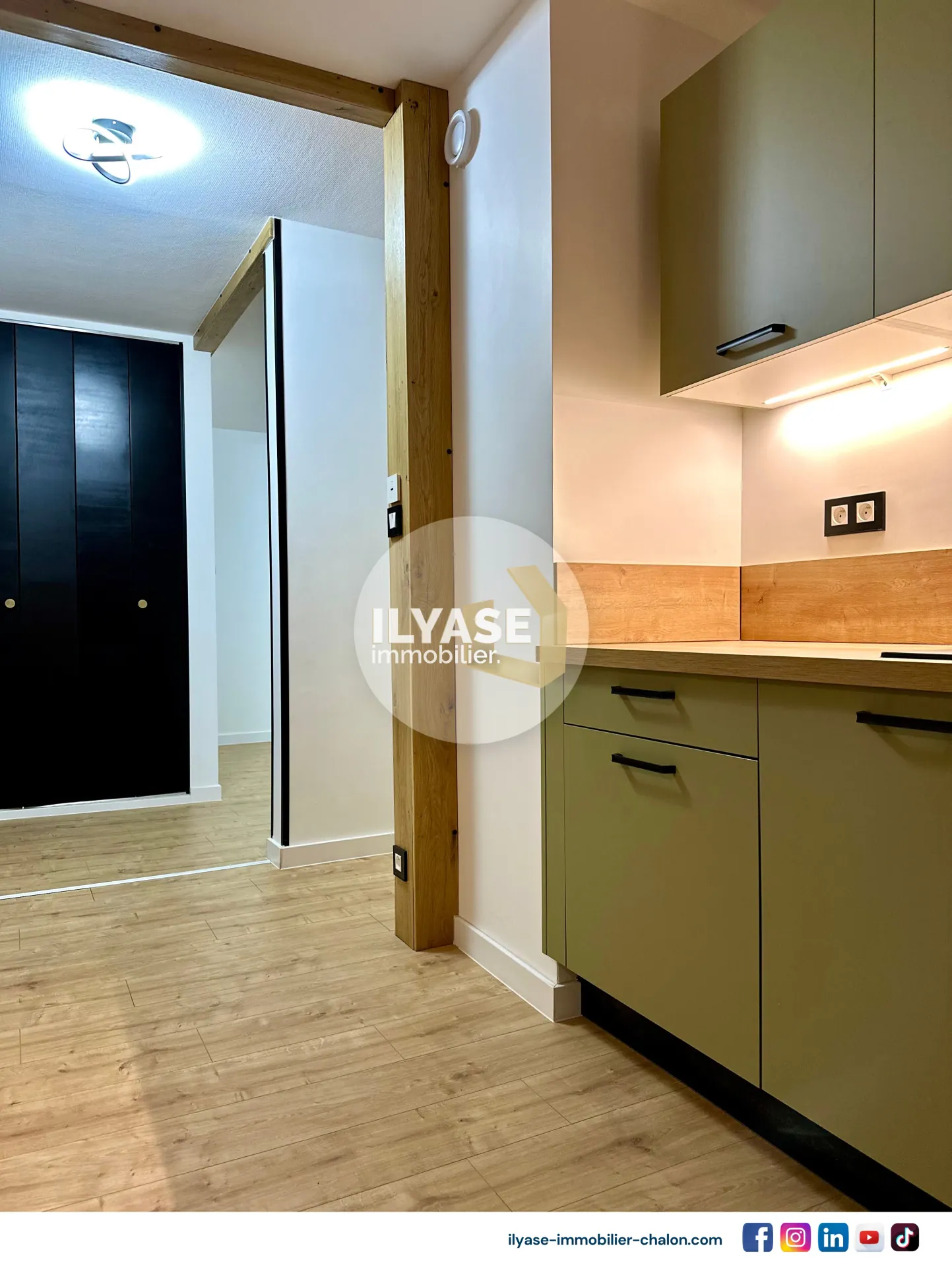 Appartement T2 rénové de 48 m² avec balcon à Chalon-sur-Saône 