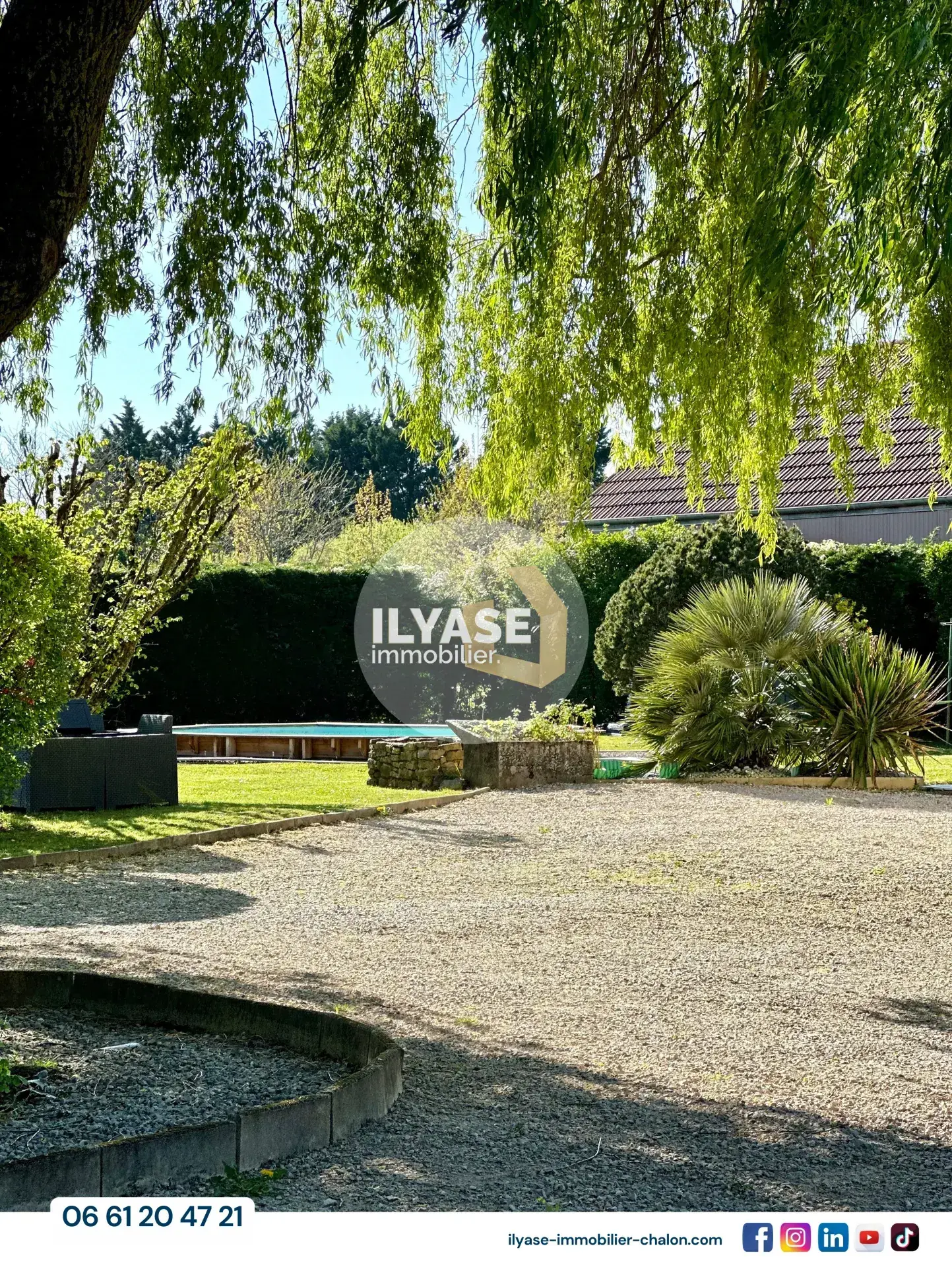 Belle maison de 130 m² avec piscine, 3 chambres, garage et grand jardin à Allériot 