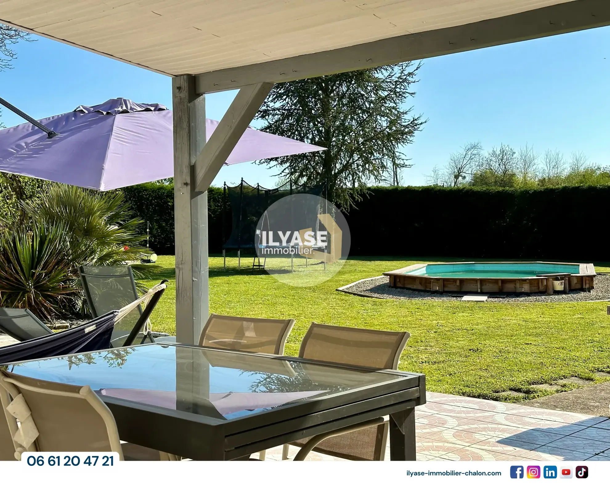 Belle maison de 130 m² avec piscine, 3 chambres, garage et grand jardin à Allériot 