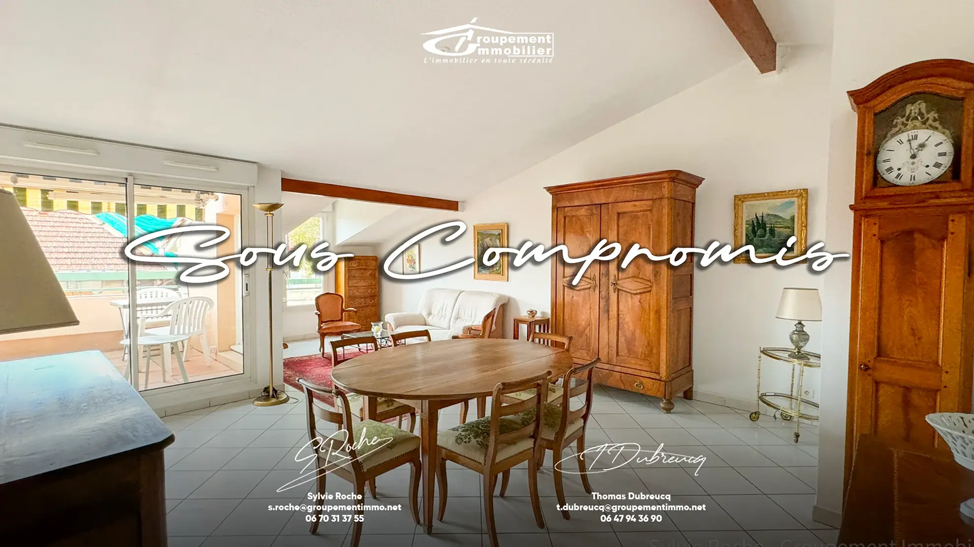 Appartement T4 de 92 m² avec terrasse, parking et cave à Orange