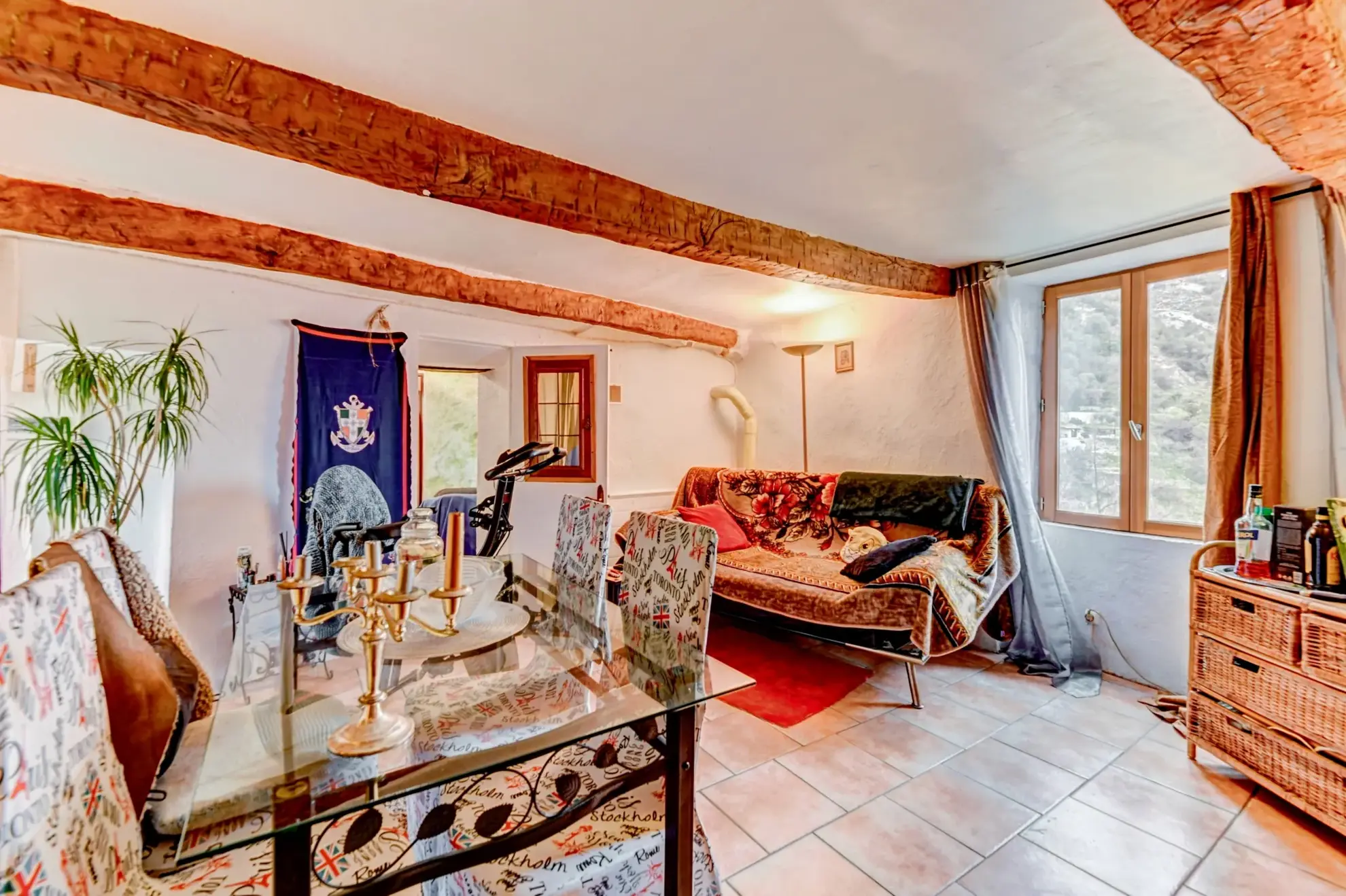 Maison de village de 65 m² avec terrain à Les Ferres, vue montagne